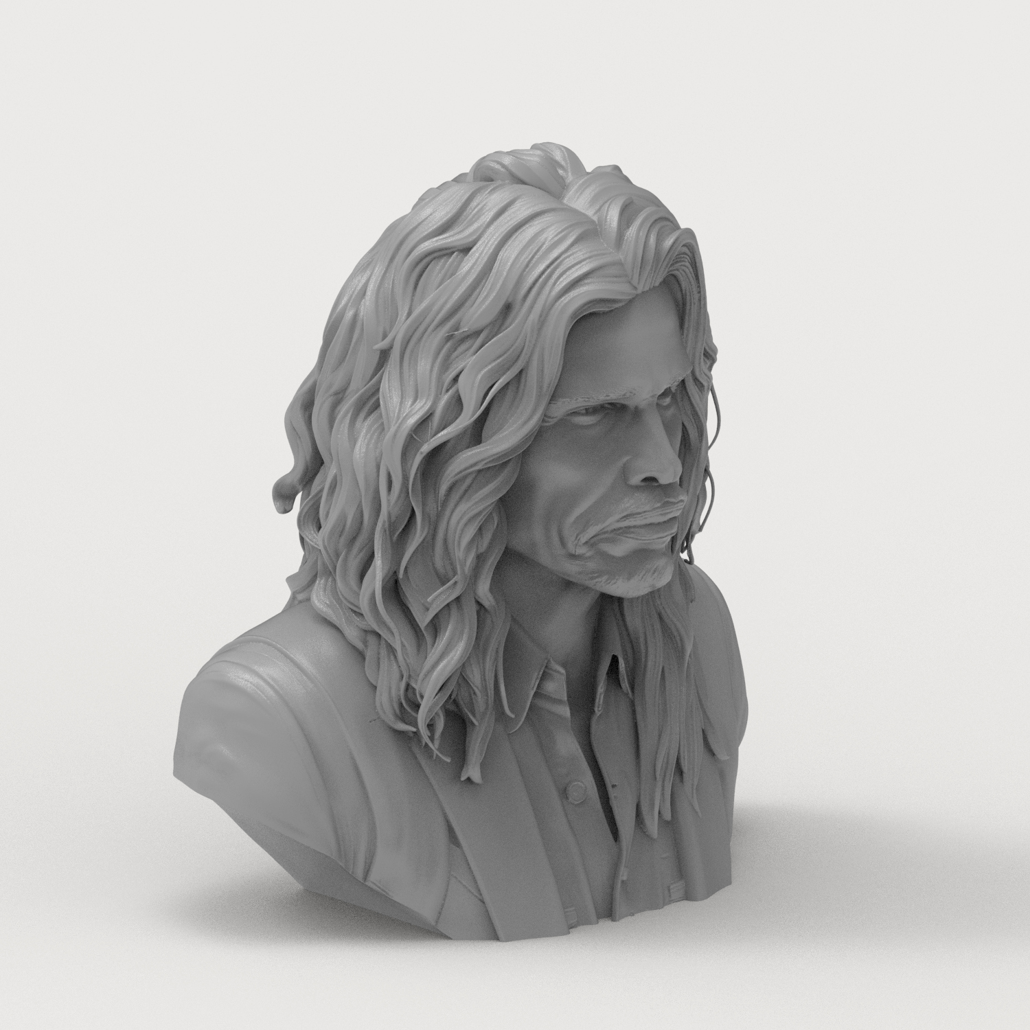 Steven Tyler 3D Printable Bust 3D Model