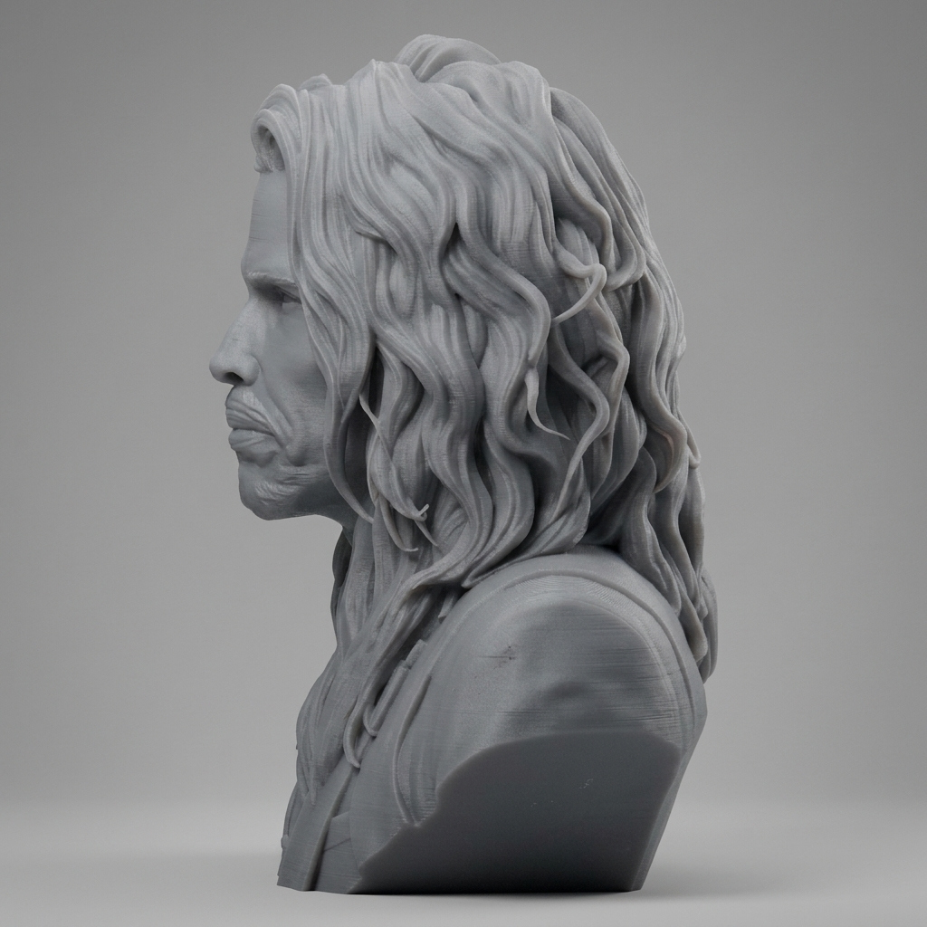 Steven Tyler 3D Printable Bust 3D Model
