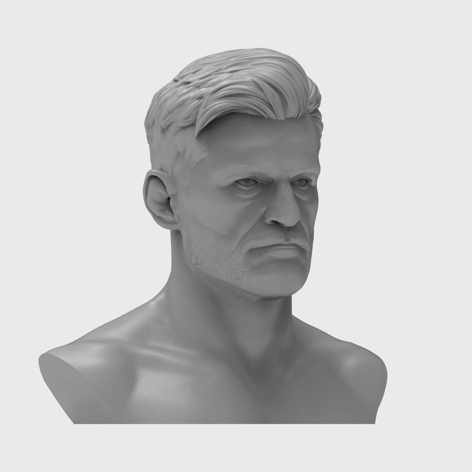 Stipe Miocic 3D Printable Bust 3D Model