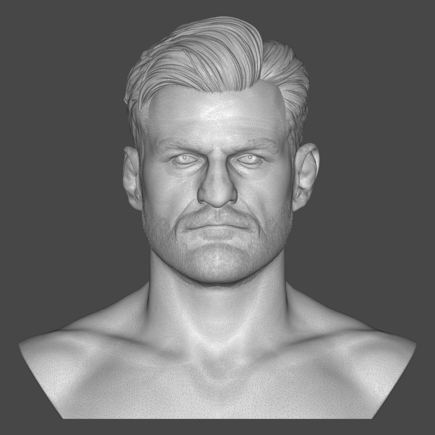Stipe Miocic 3D Printable Bust 3D Model