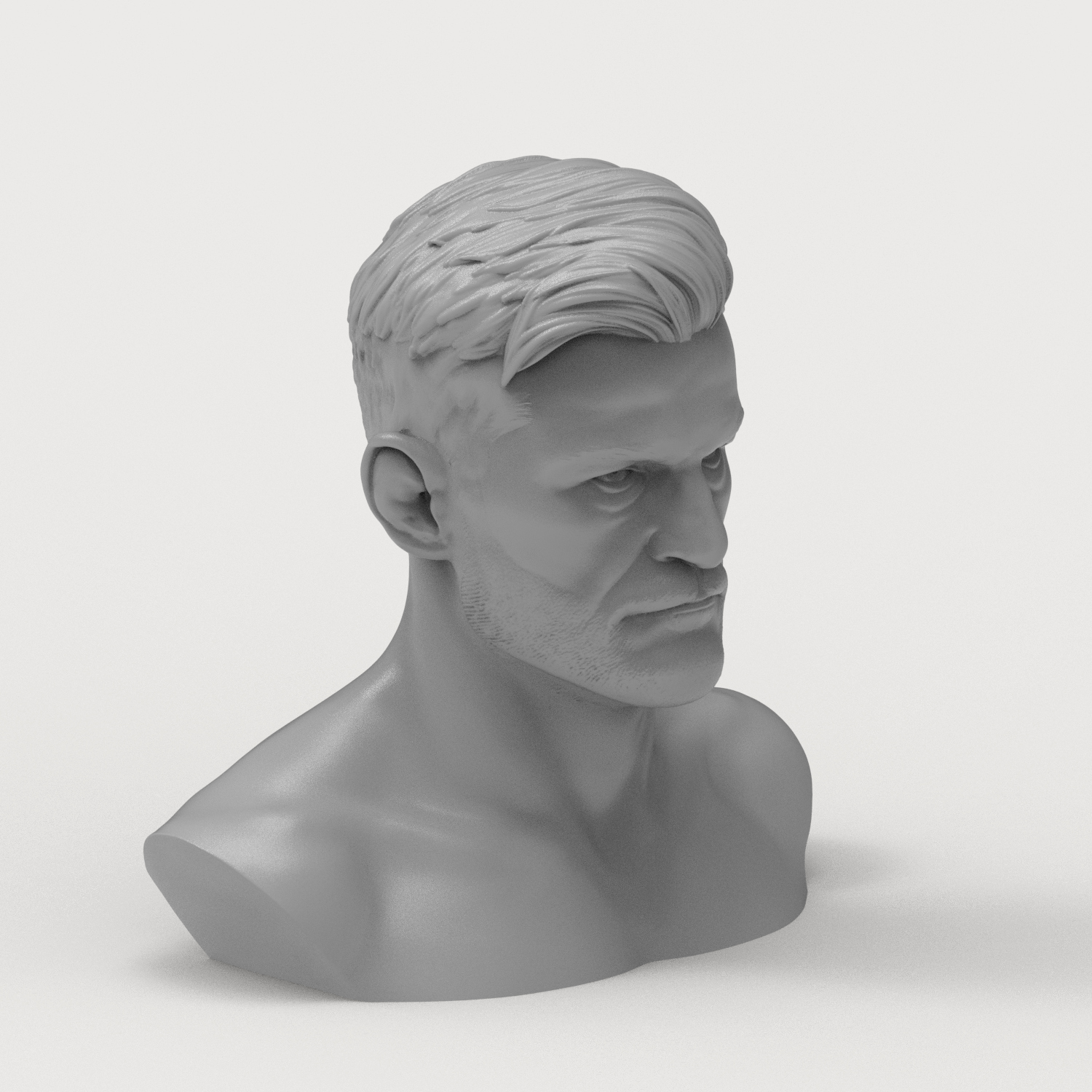 Stipe Miocic 3D Printable Bust 3D Model