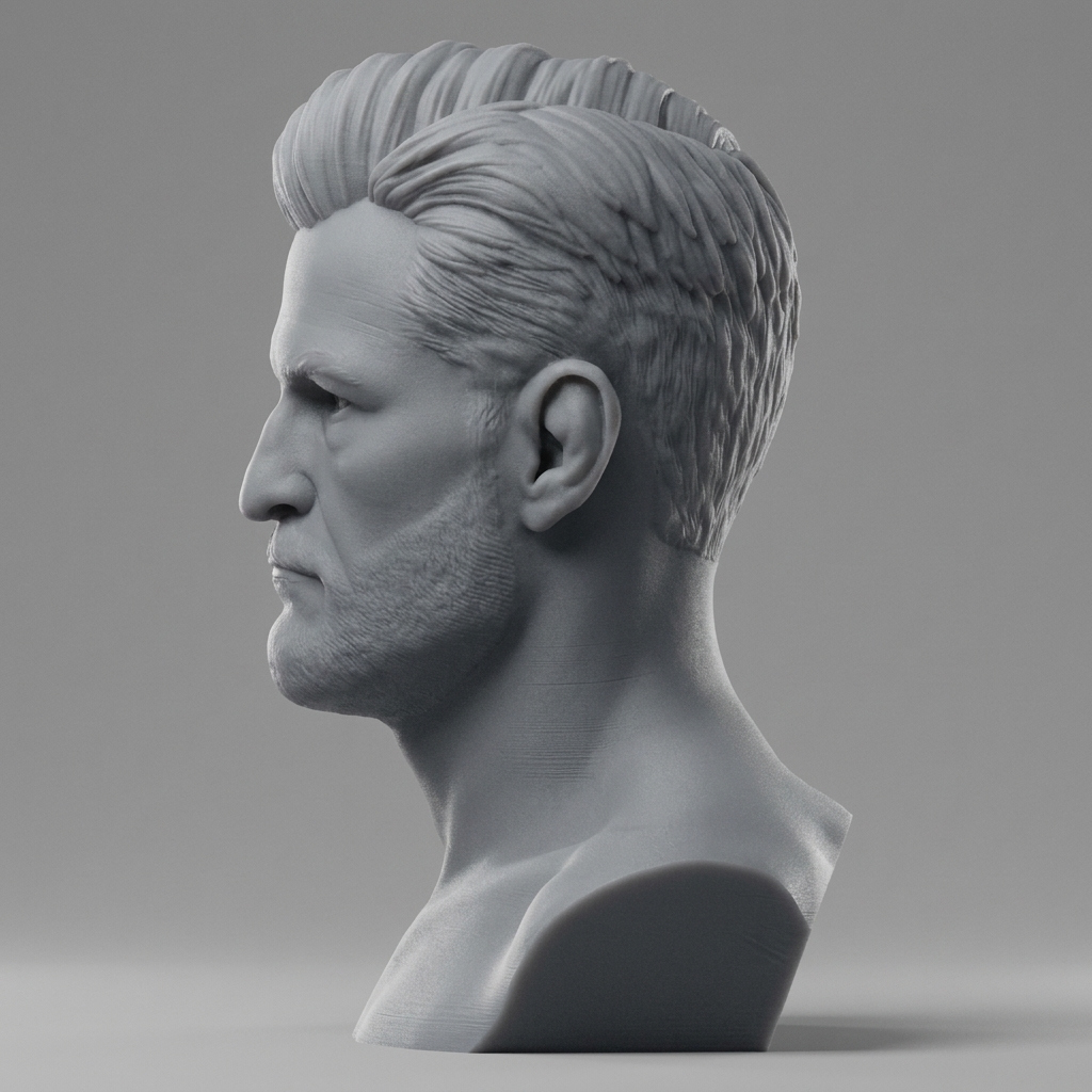 Stipe Miocic 3D Printable Bust 3D Model