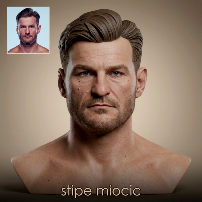 Stipe Miocic 3D Printable Bust