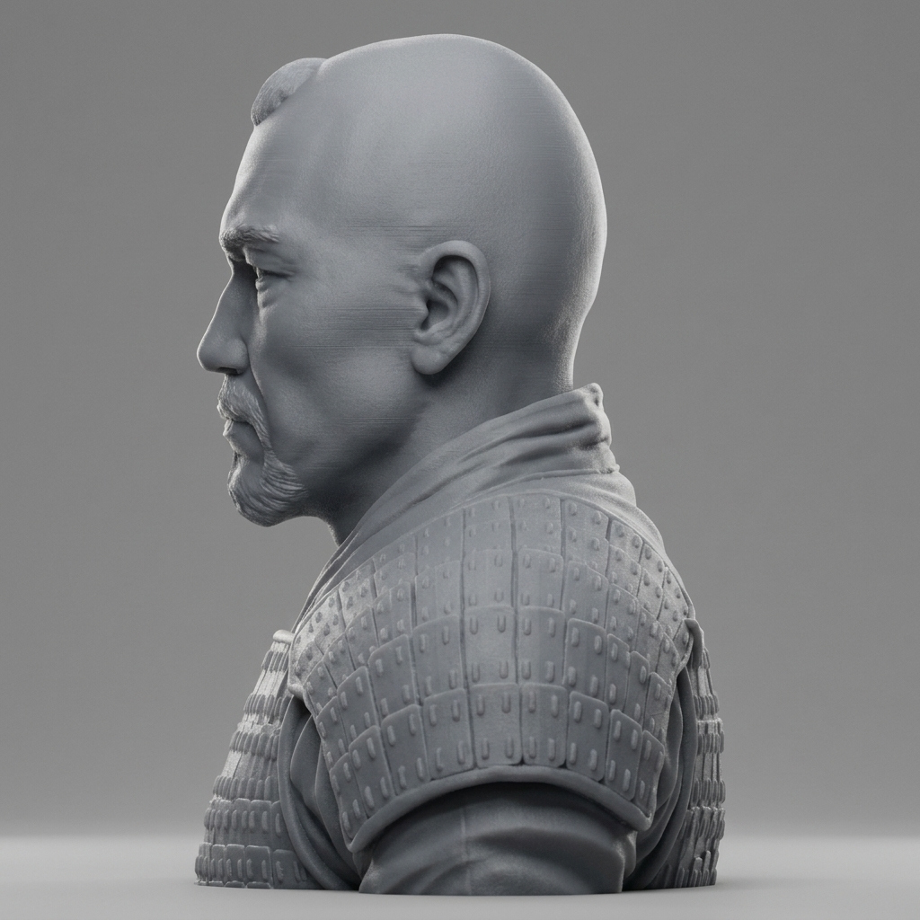 Subutai Mongol 3D Printable Bust 3D Model