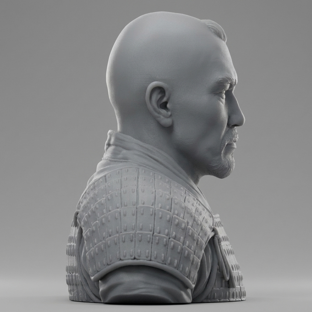Subutai Mongol 3D Printable Bust 3D Model