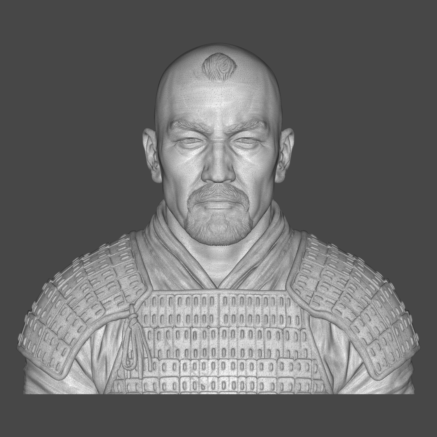 Subutai Mongol 3D Printable Bust 3D Model