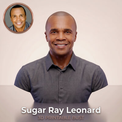 Sugar Ray Leonard Boxing Legend Bust
