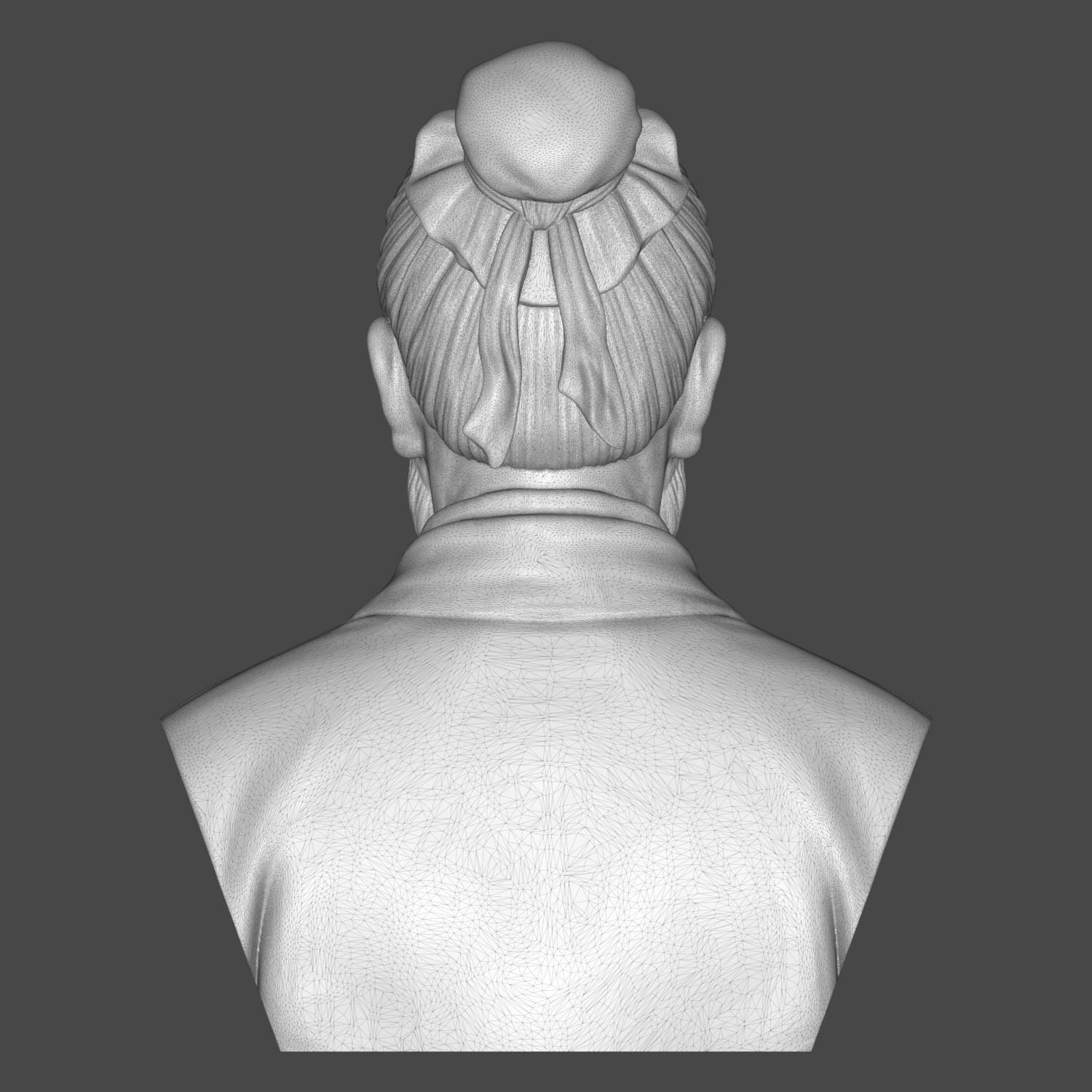 Sun Tzu 3D Printable Bust 3D Model