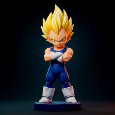 Super Saiyan Vegeta Chibi