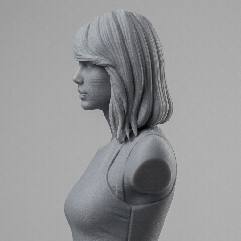 Taylor Swift 3D Printable Bust 3D Model