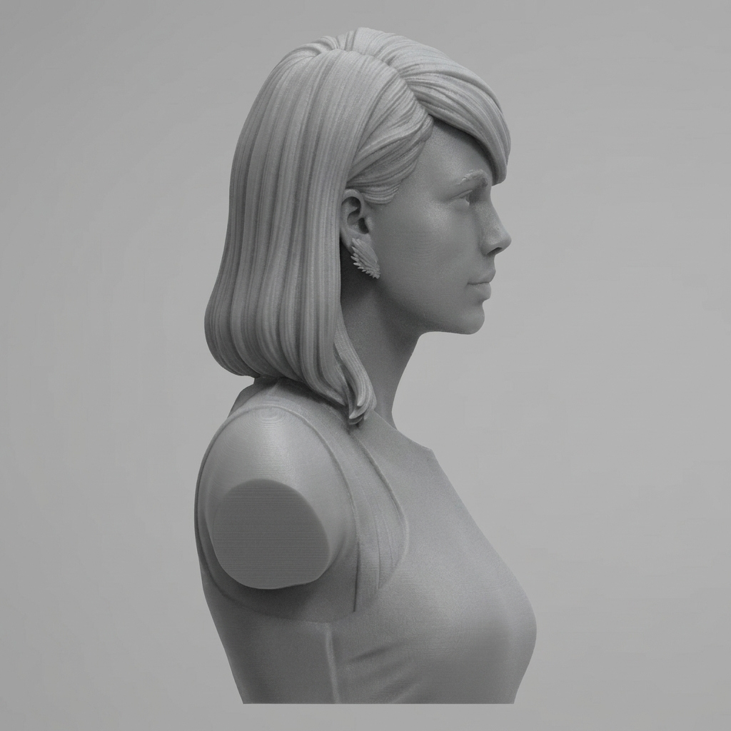 Taylor Swift 3D Printable Bust 3D Model