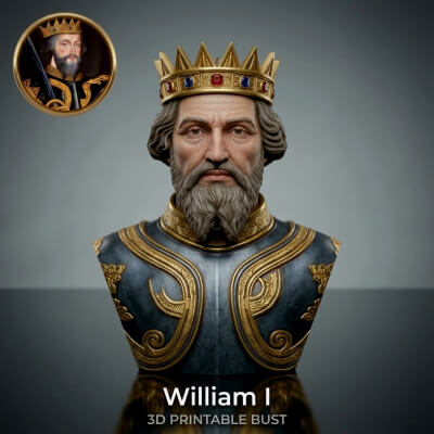 The Conqueror 3D Printable Bust