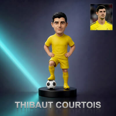 Thibaut Courtois Footballer Figurine 3D Print Model