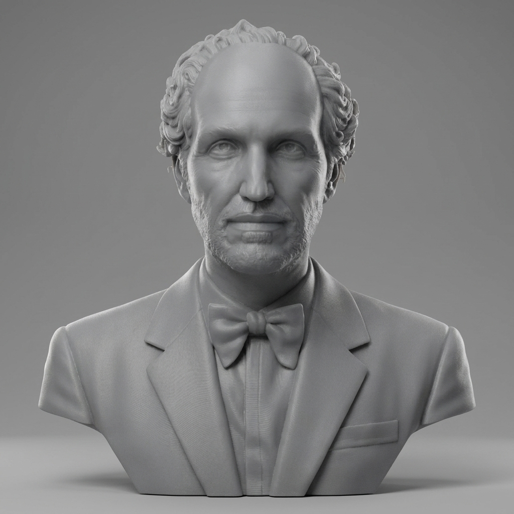 Thomas Bangalter Daft Punk 3D Printable Bust 3D Model