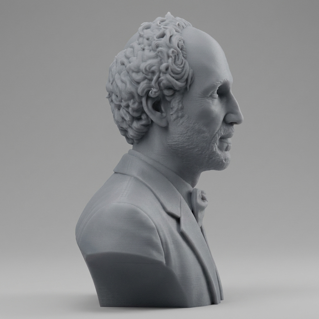 Thomas Bangalter Daft Punk 3D Printable Bust 3D Model