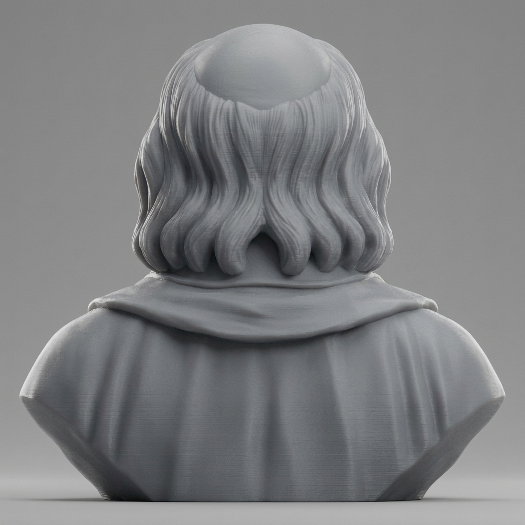 Thomas Hobbes Bust 3D Printable Model 3D Model