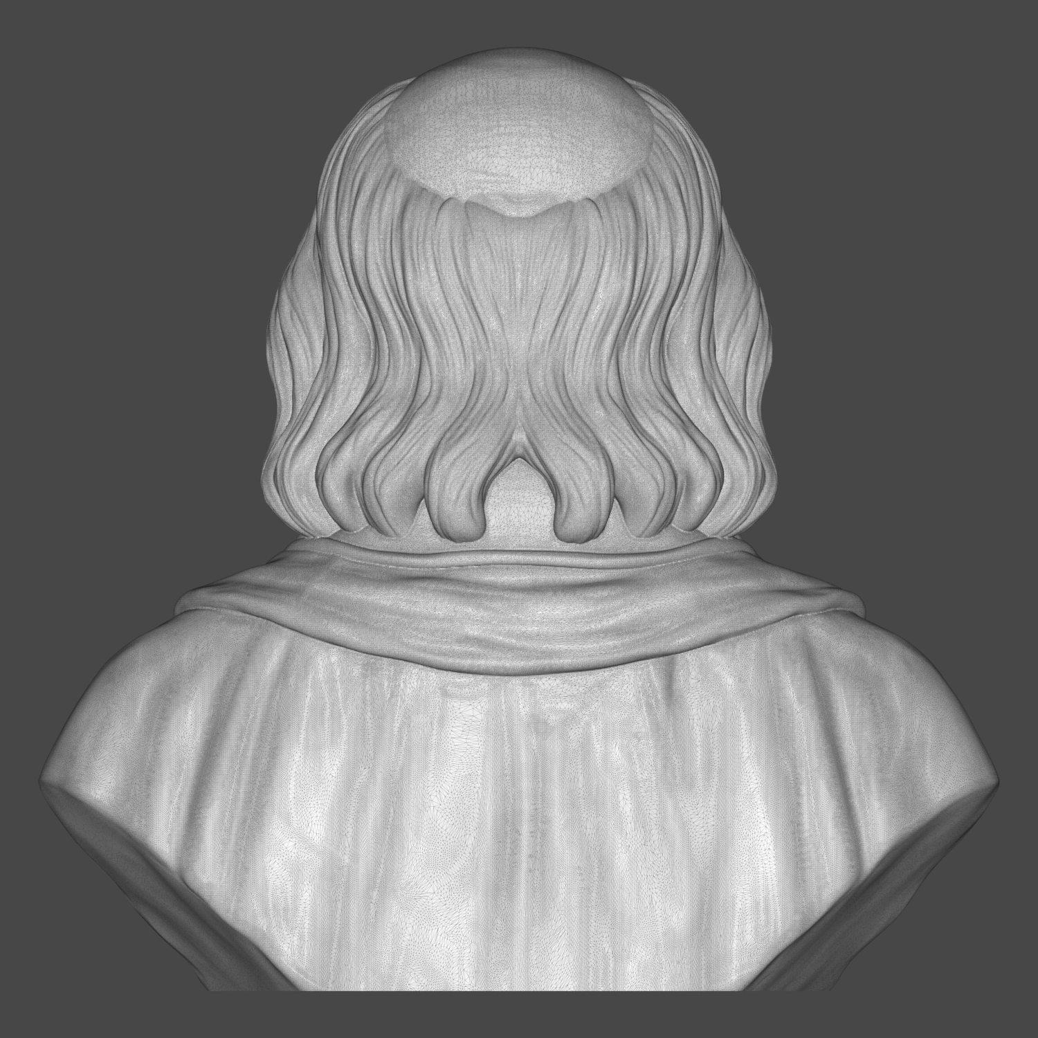 Thomas Hobbes Bust 3D Printable Model 3D Model