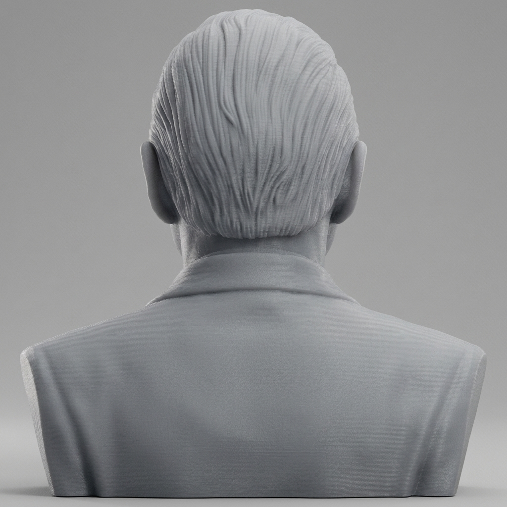 Thor Heyerdahl Explorer Bust 3D 3D Model