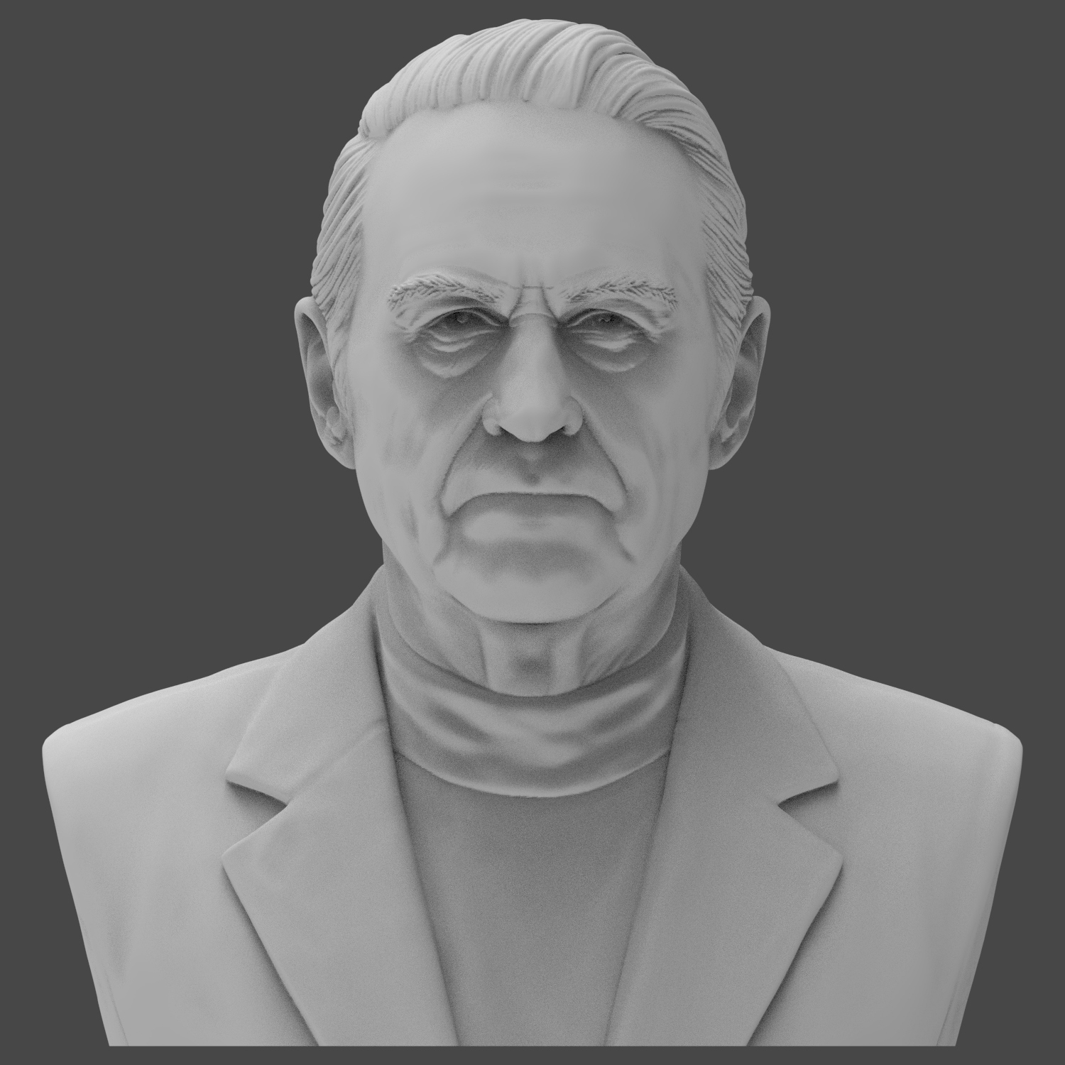 Thor Heyerdahl Explorer Bust 3D 3D Model