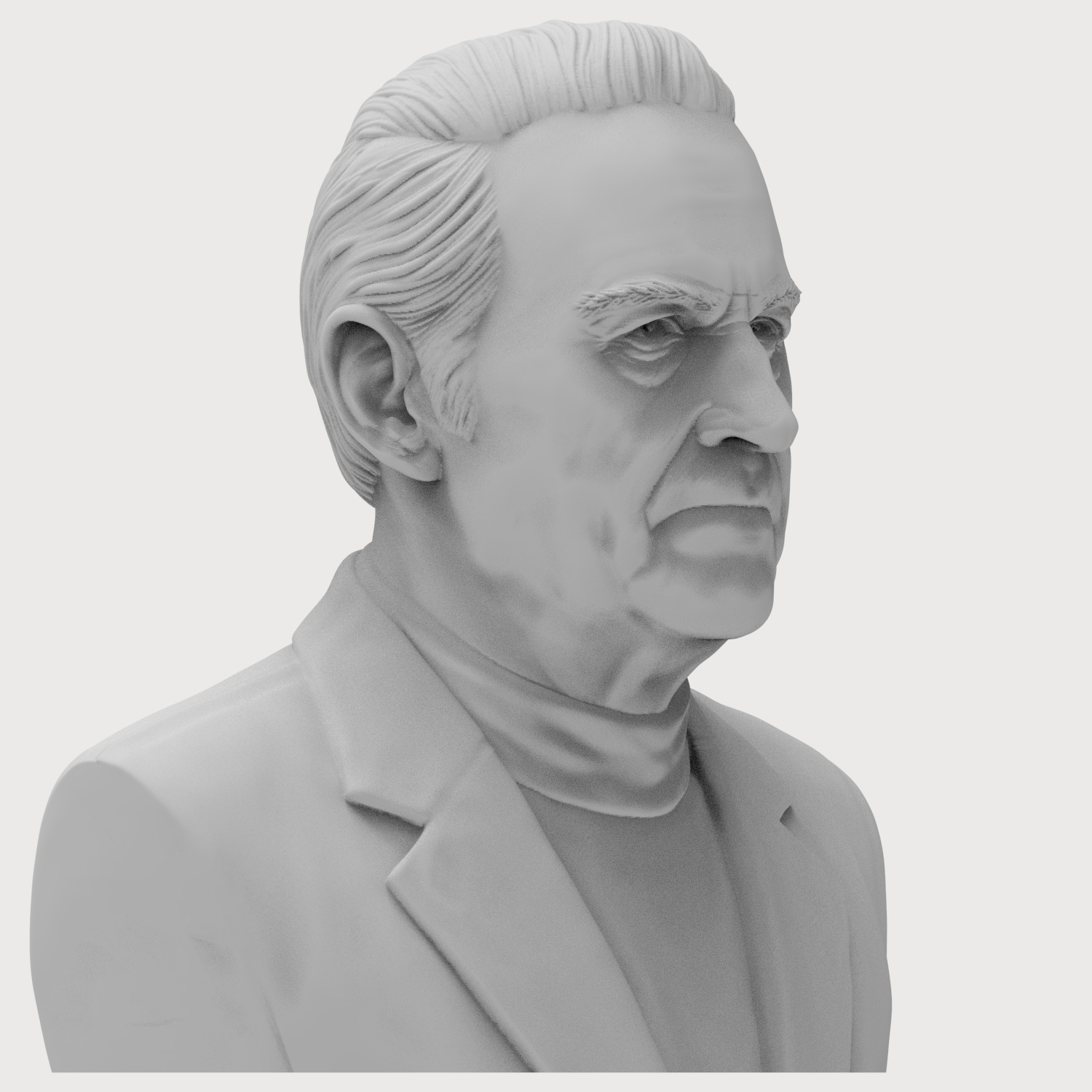 Thor Heyerdahl Explorer Bust 3D 3D Model