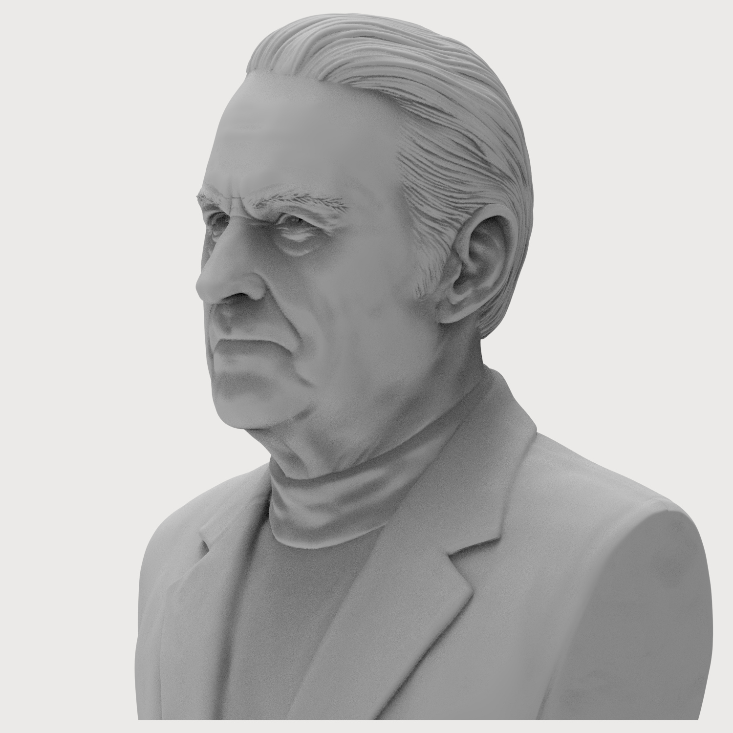 Thor Heyerdahl Explorer Bust 3D 3D Model