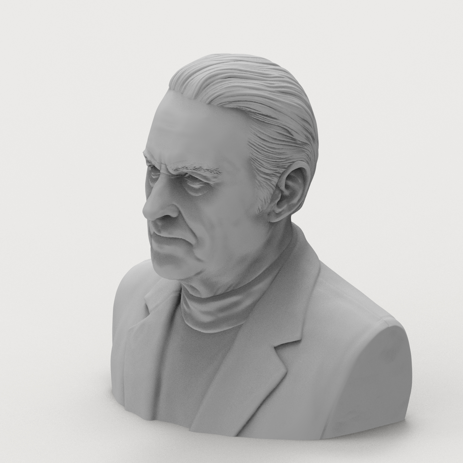 Thor Heyerdahl Explorer Bust 3D 3D Model