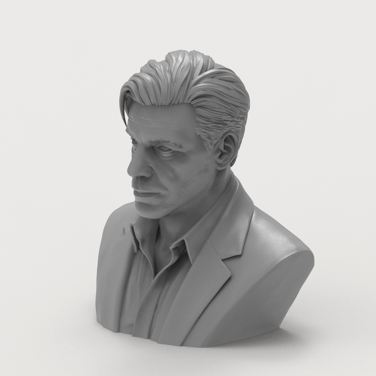 Till Lindemann 3D Printable Bust 3D Model