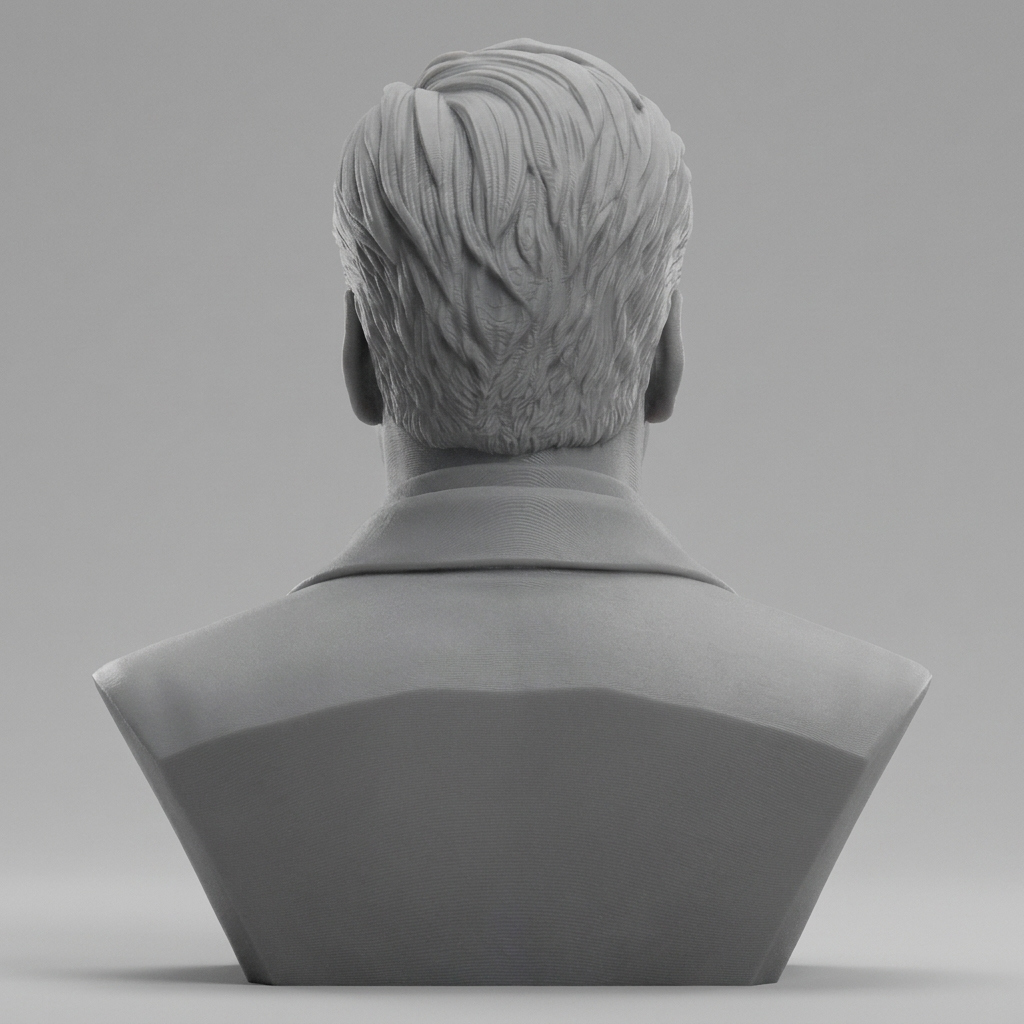 Till Lindemann 3D Printable Bust 3D Model