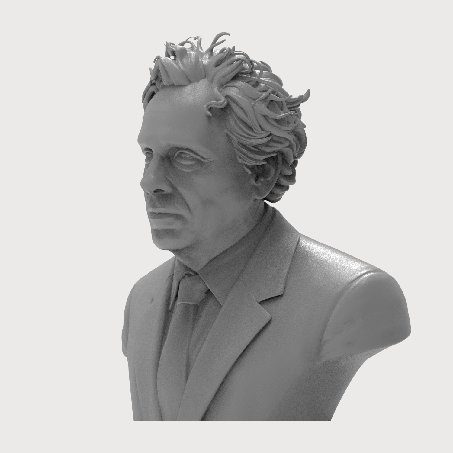 Tim Burton Bust 3D Printable Model 3D Model