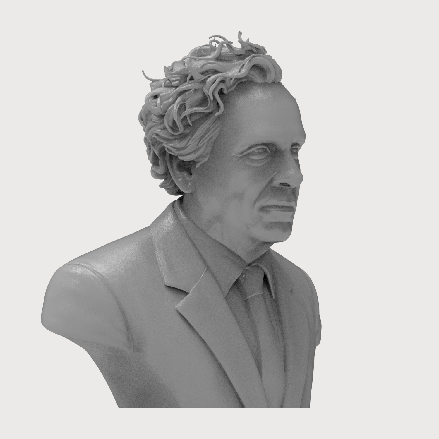 Tim Burton Bust 3D Printable Model 3D Model