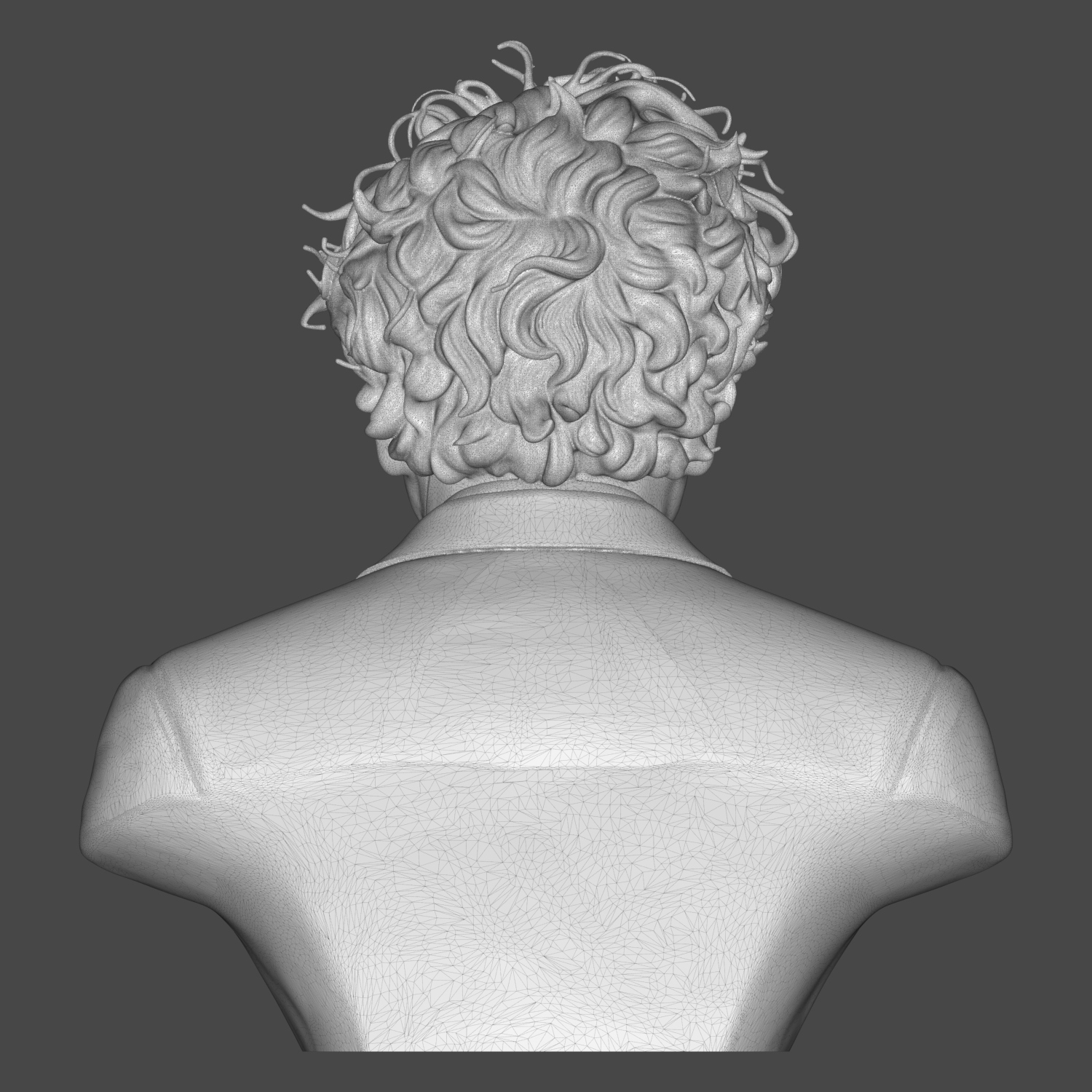 Tim Burton Bust 3D Printable Model 3D Model