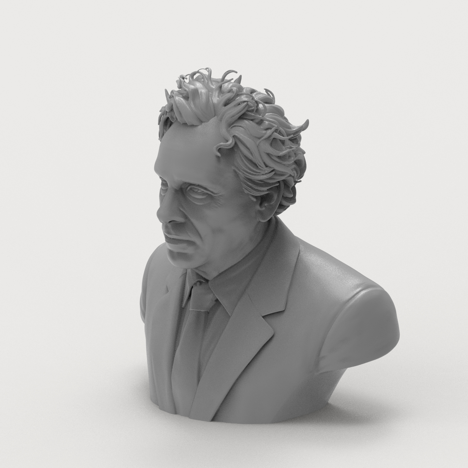 Tim Burton Bust 3D Printable Model 3D Model