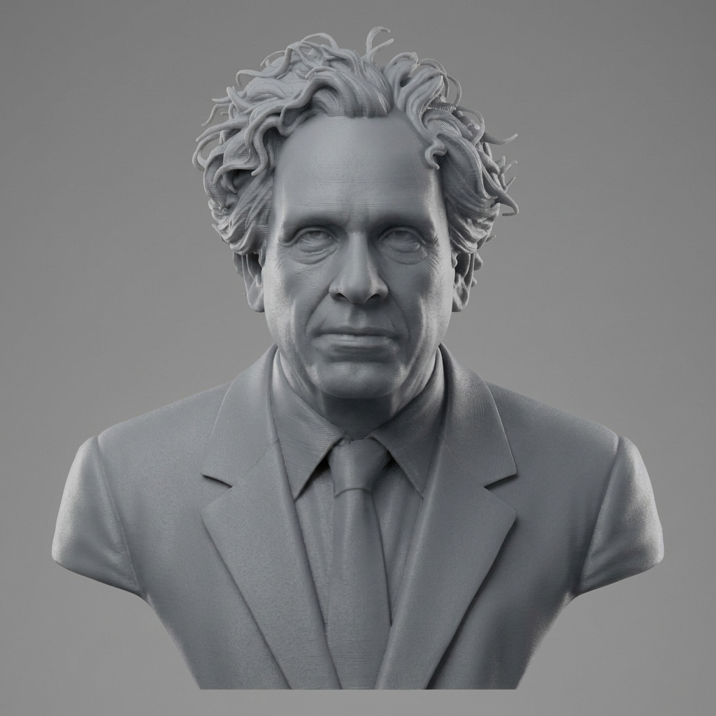 Tim Burton Bust 3D Printable Model 3D Model