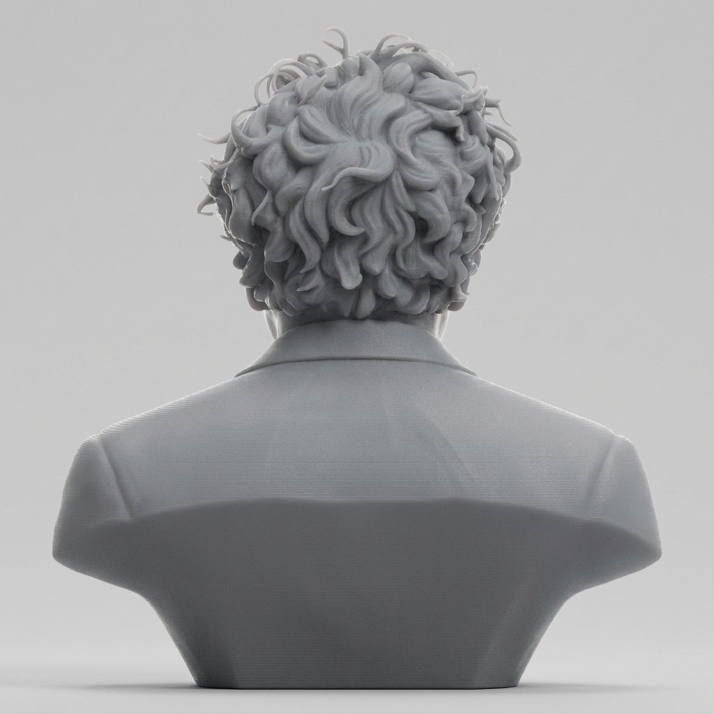Tim Burton Bust 3D Printable Model 3D Model