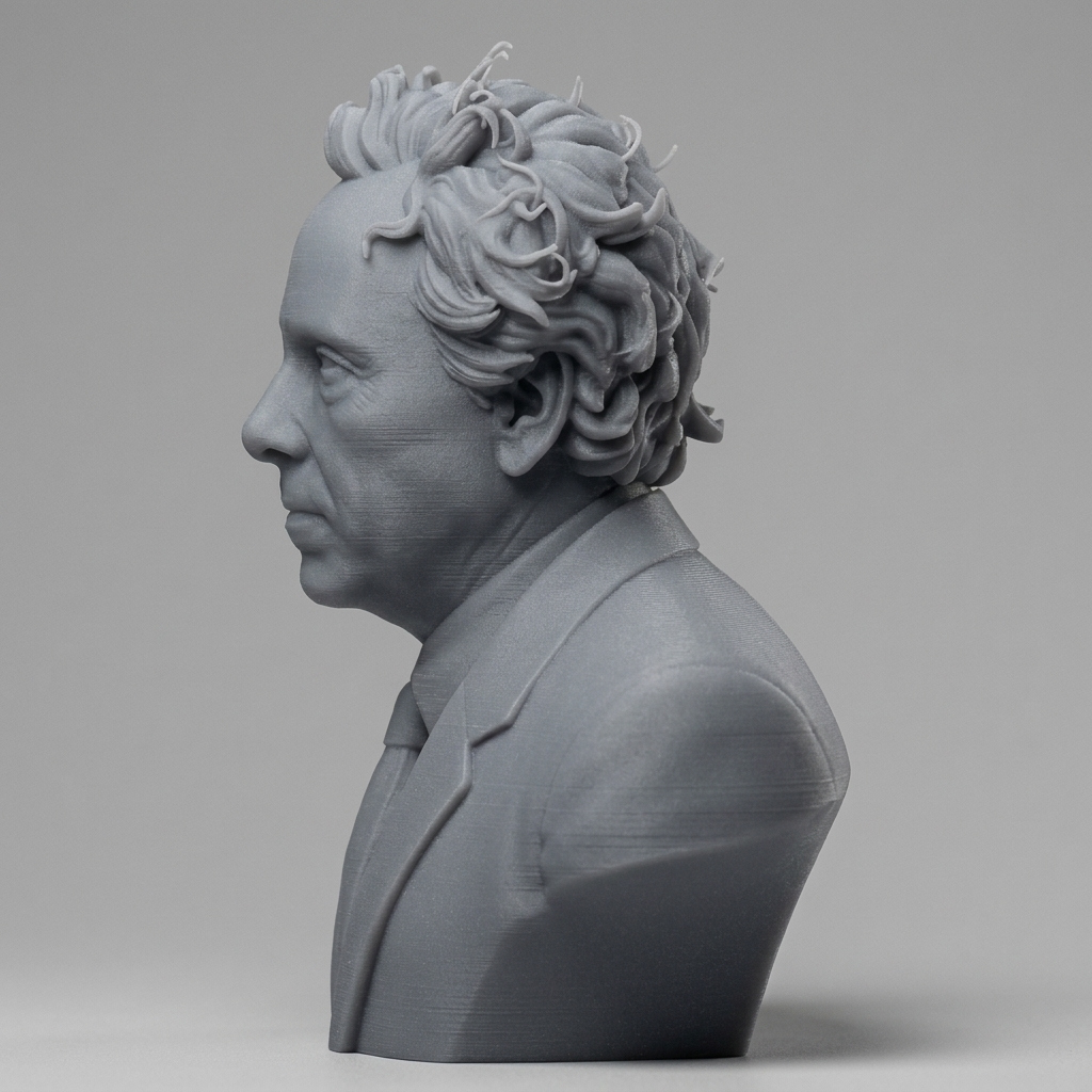 Tim Burton Bust 3D Printable Model 3D Model