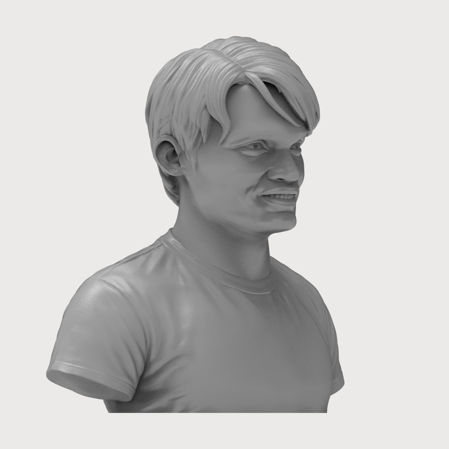 Tony Jaa Portrait Bust 3D Printable 3D Model