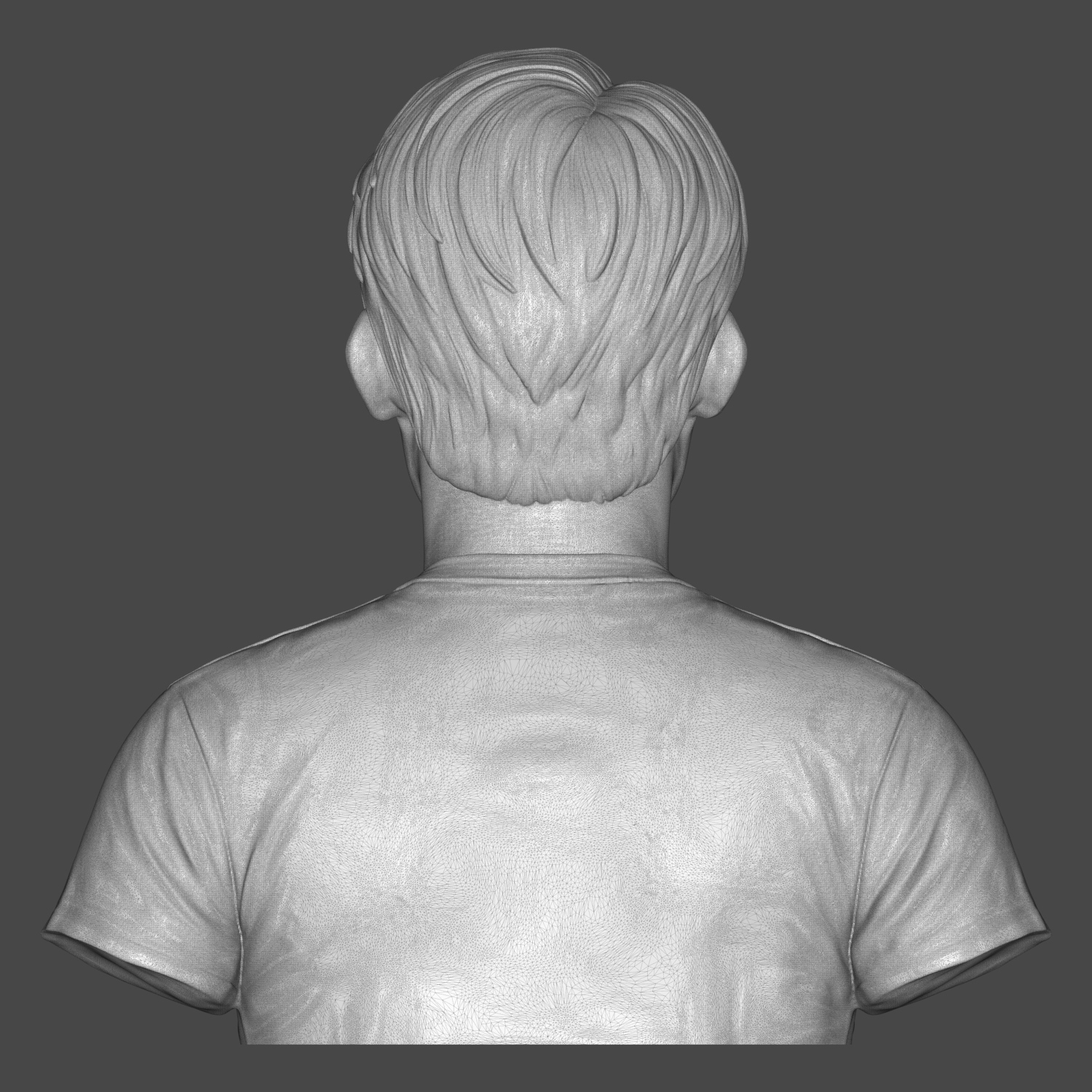 Tony Jaa Portrait Bust 3D Printable 3D Model