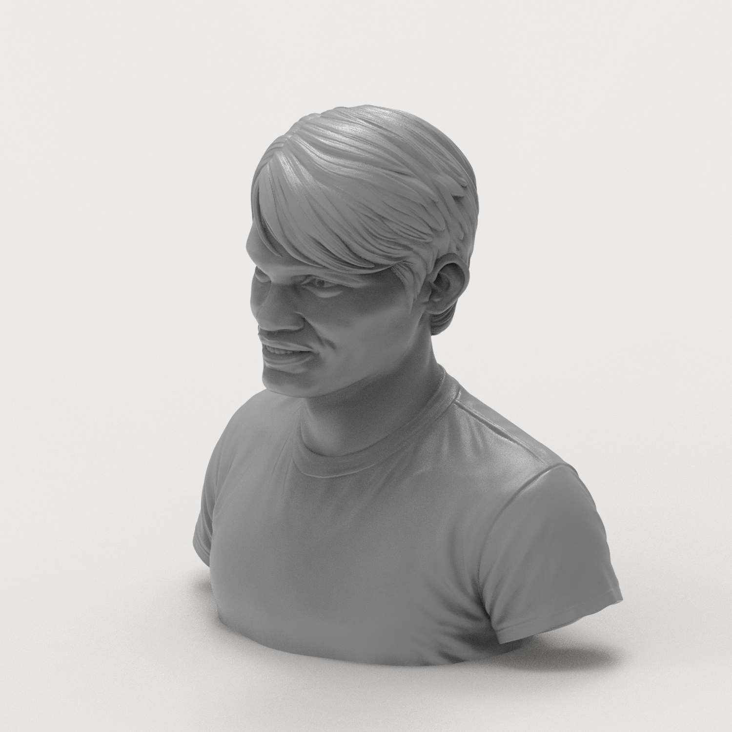 Tony Jaa Portrait Bust 3D Printable 3D Model