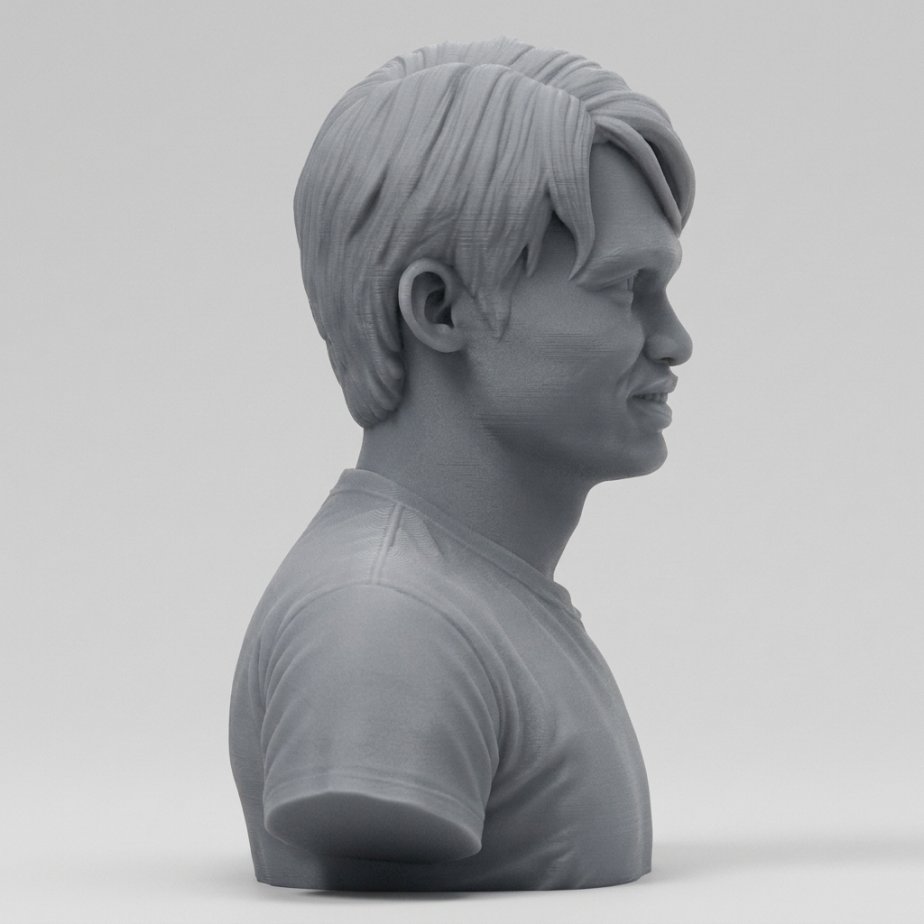 Tony Jaa Portrait Bust 3D Printable 3D Model