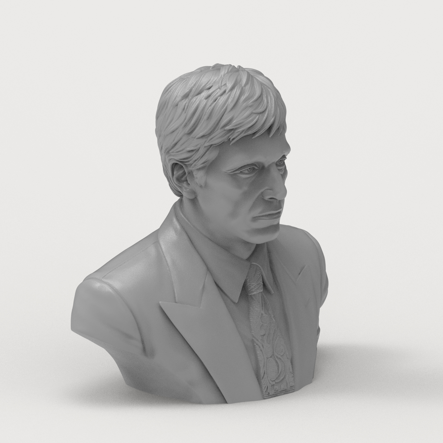 Tony Montana Scarface 3D Printable Bust 3D Model