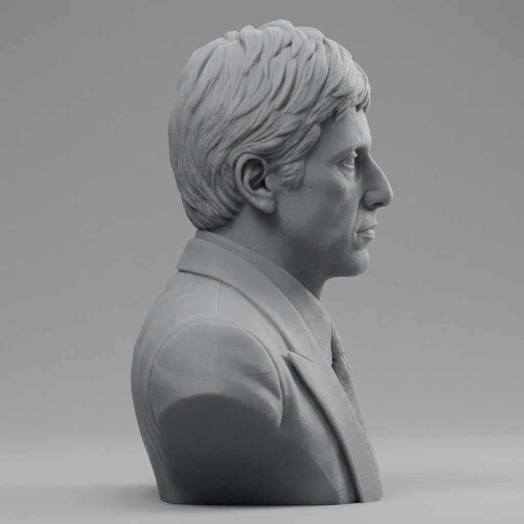 Tony Montana Scarface 3D Printable Bust 3D Model