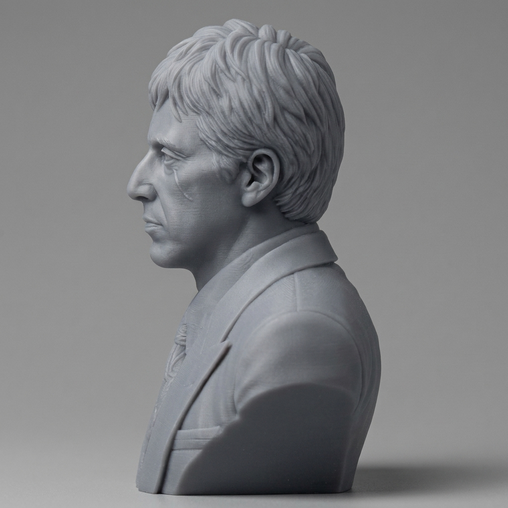 Tony Montana Scarface 3D Printable Bust 3D Model
