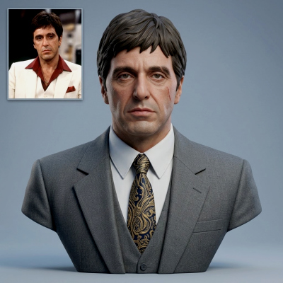 Tony Montana (Scarface) 3D Printable Bust