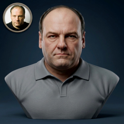 Tony Soprano Bust 3D Printable