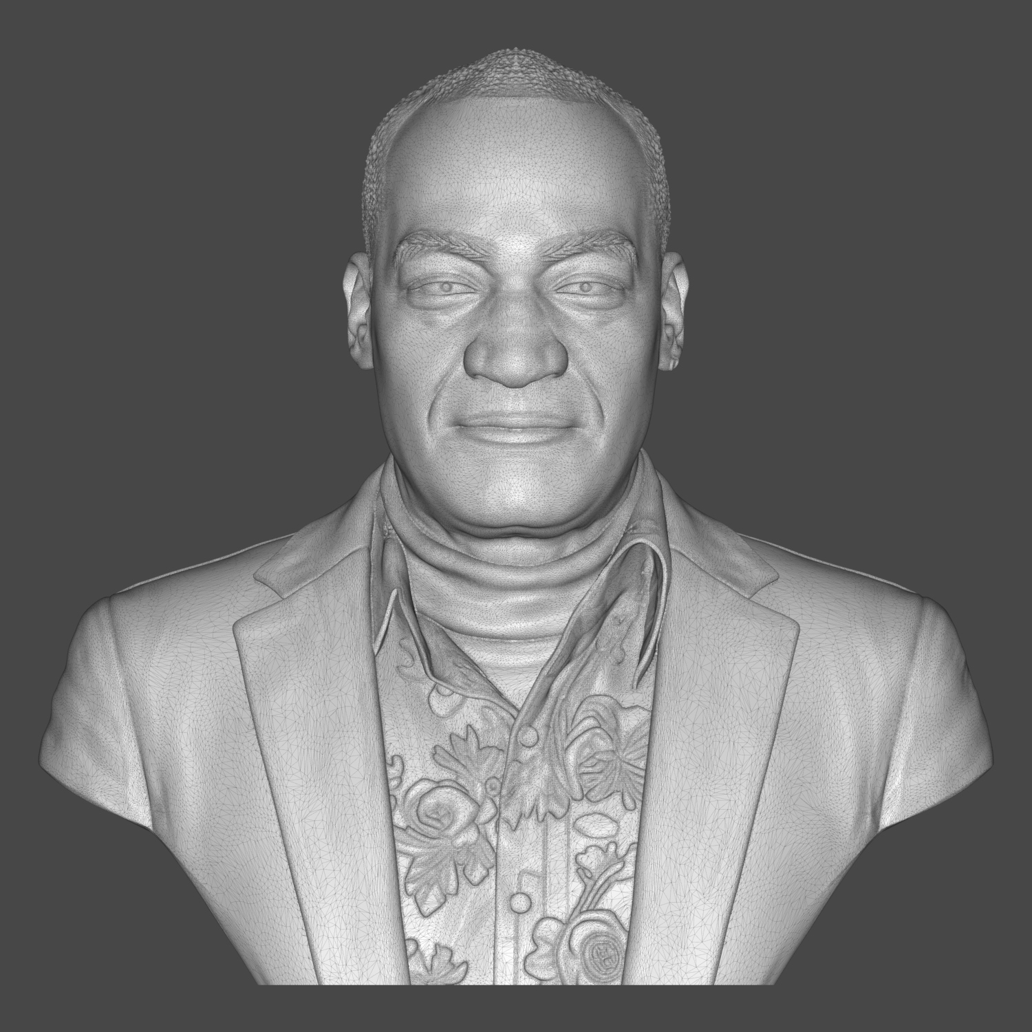 Tony Todd Candyman 3D Printable Bust 3D Model