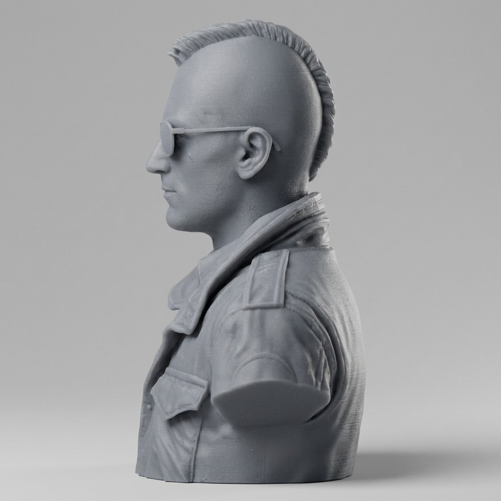 Travis Bickle Taxi Driver 3D Printable Bust 3D Model