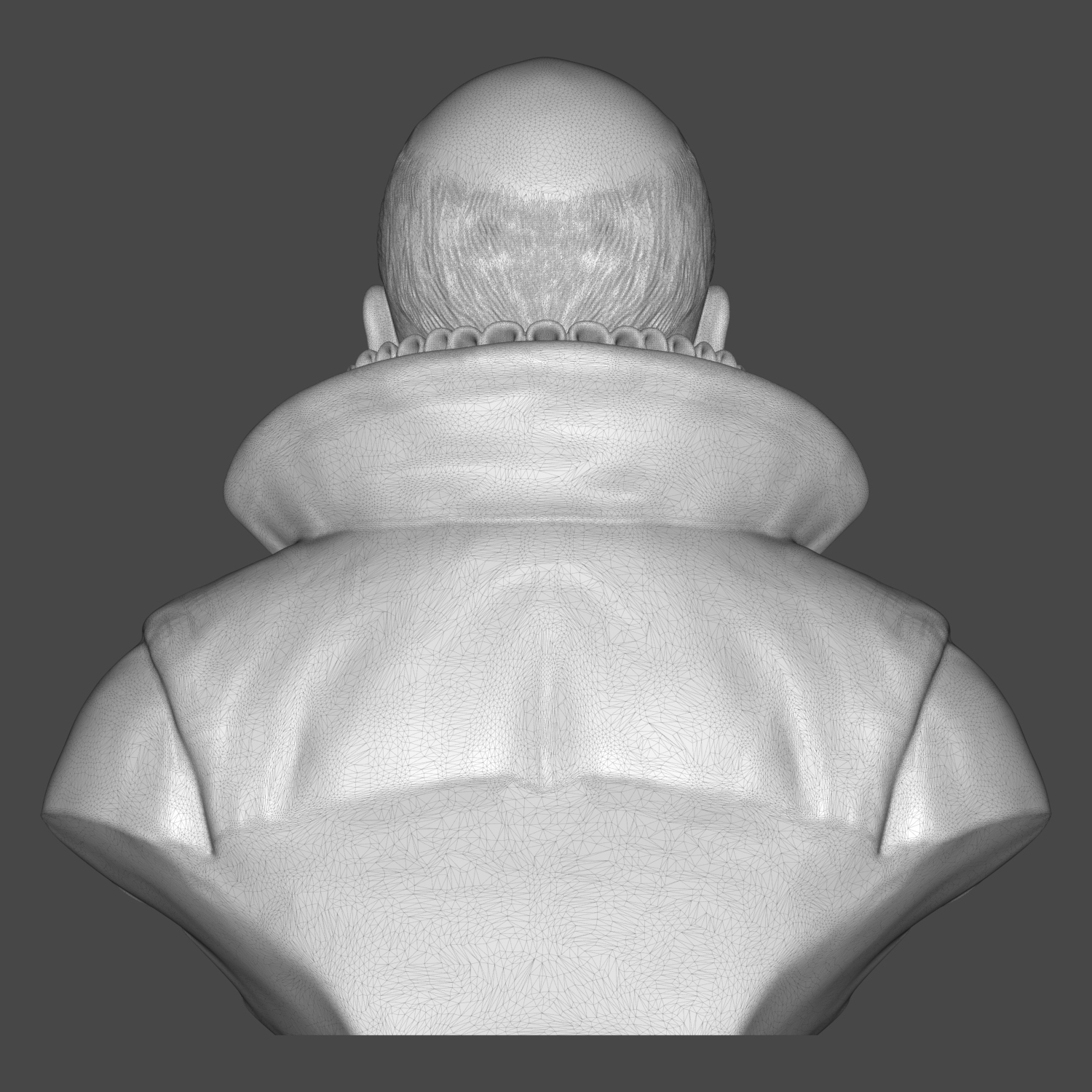 Tycho Brahe 3D Printable Bust 3D Model