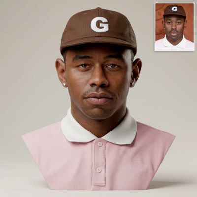 Tyler the Creator 3D Printable Bust