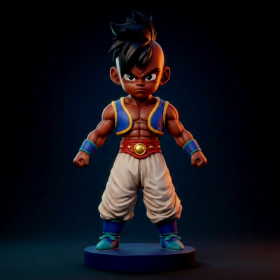 Uub Dragon Ball Z 3D Print Model