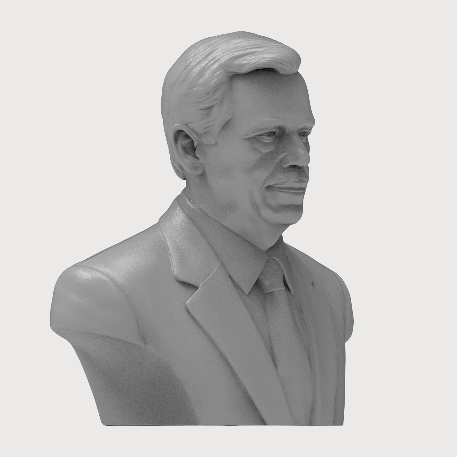 V&aacuteclav Havel 3D Printable Bust 3D Model